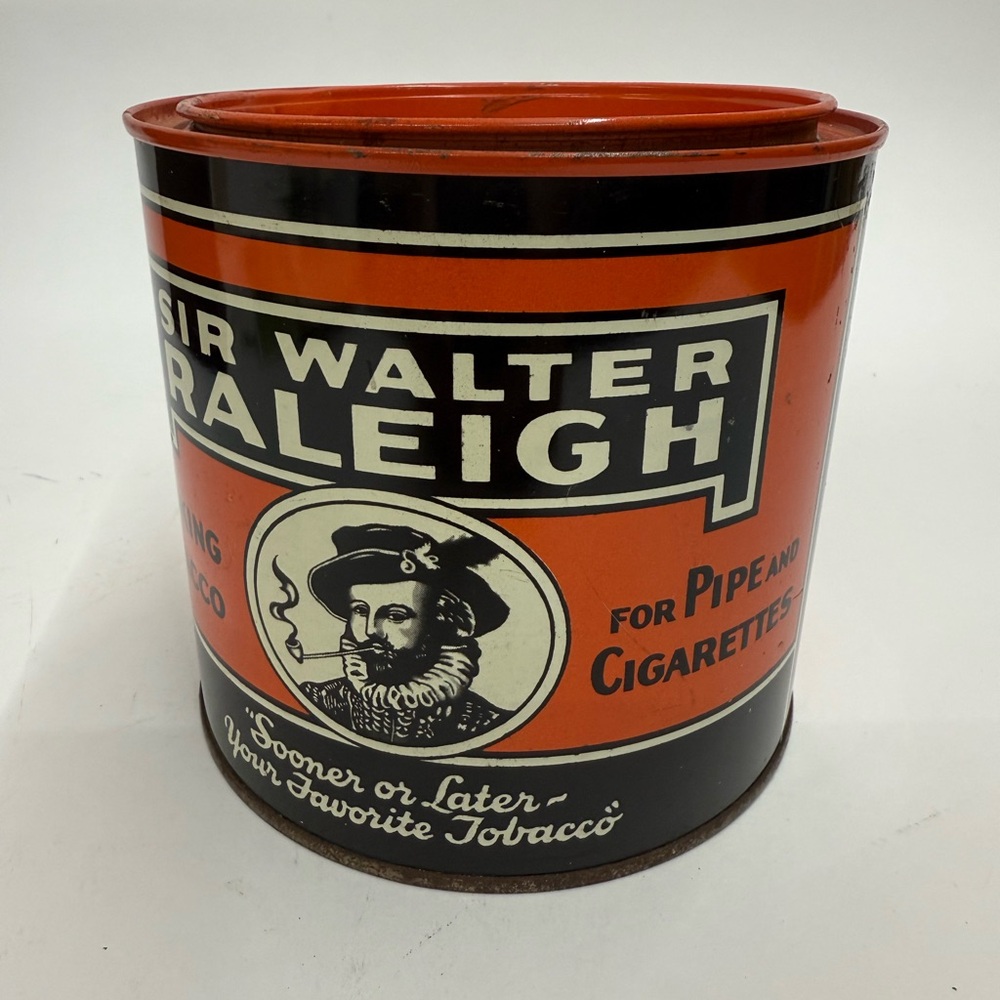 Sir Walter Raleigh Tobacco Tin